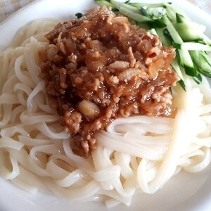 【材料4つ】簡単ジャージャーうどん！冷凍うどんも！